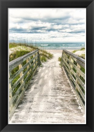 Framed Seaside Entry Print