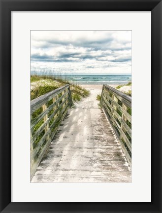 Framed Seaside Entry Print