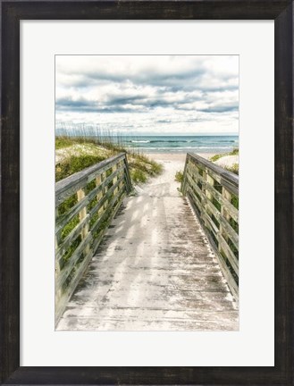 Framed Seaside Entry Print