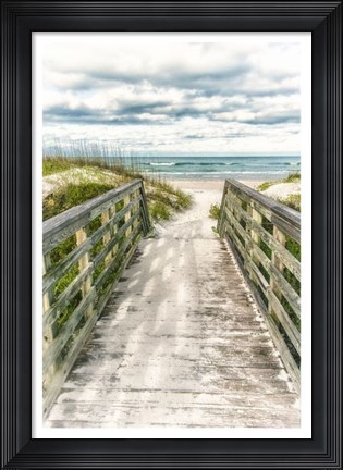 Framed Seaside Entry Print