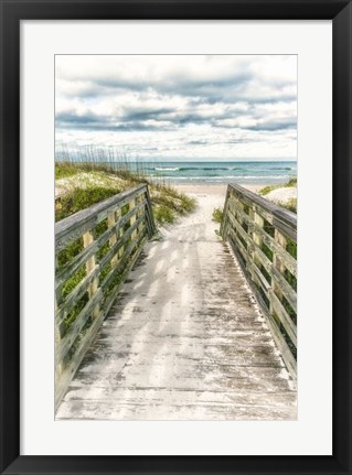 Framed Seaside Entry Print