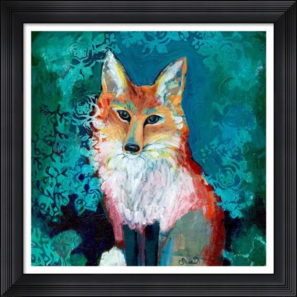 Framed Shy Fox Print
