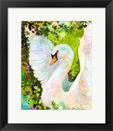 Framed Swan Print