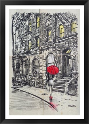 Framed Borough Walk Print