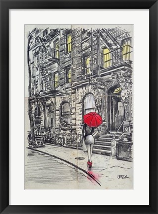 Framed Borough Walk Print