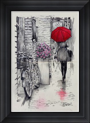 Framed Amsterdam Walk Print