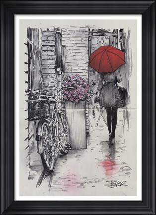 Framed Amsterdam Walk Print
