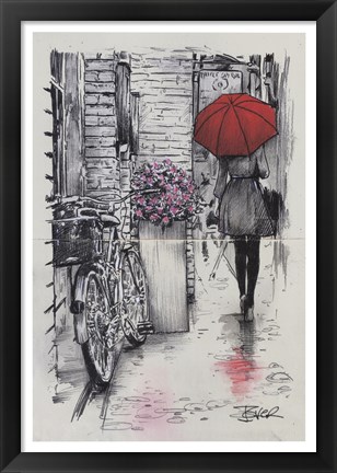 Framed Amsterdam Walk Print