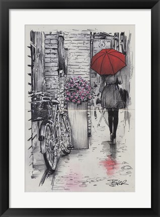 Framed Amsterdam Walk Print