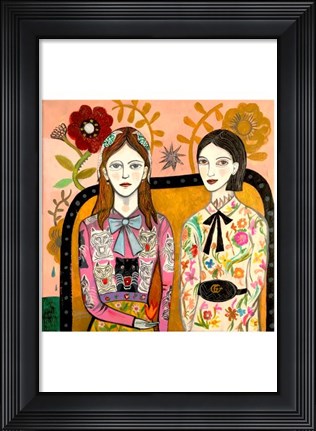 Framed Sisters Print