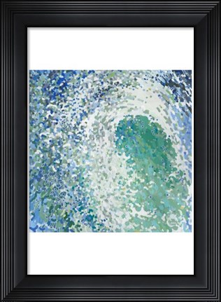 Framed Amazonite Waves Print