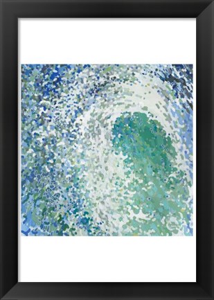 Framed Amazonite Waves Print