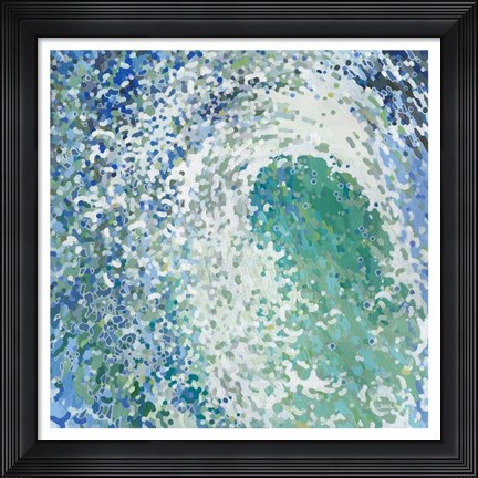 Framed Amazonite Waves Print