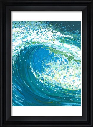 Framed Watch the Wave Print