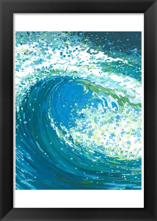 Framed Watch the Wave Print