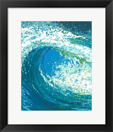 Framed Watch the Wave Print