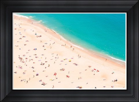 Framed Aerial Beach Print
