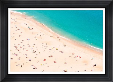 Framed Aerial Beach Print