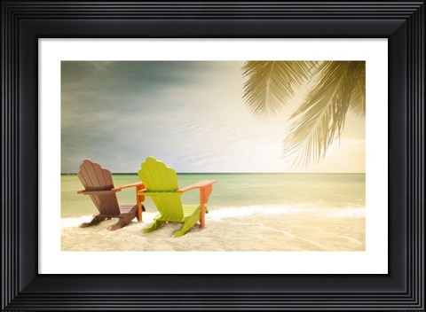 Framed Paradise Beach Print