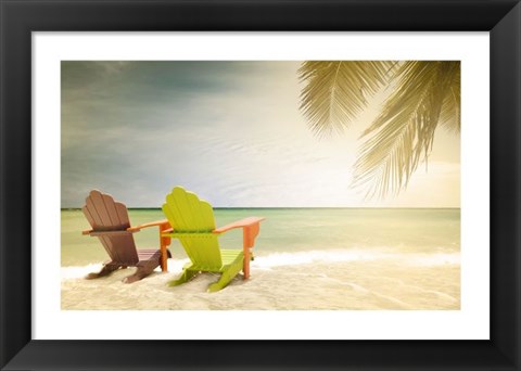 Framed Paradise Beach Print