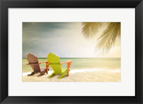 Framed Paradise Beach Print