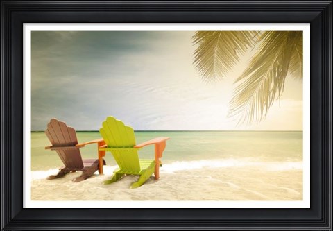 Framed Paradise Beach Print