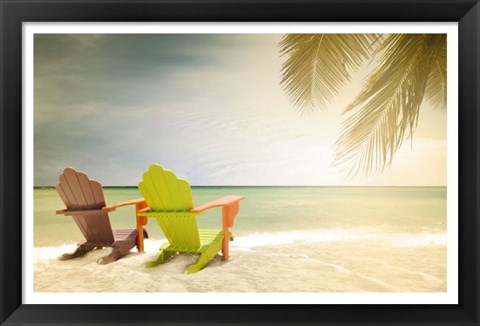 Framed Paradise Beach Print