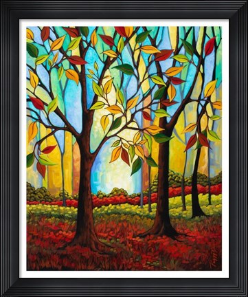 Framed Tree Color Change Print