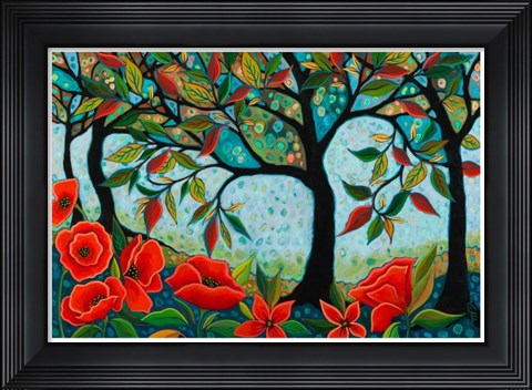 Framed Red is Ravishing Print
