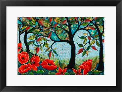 Framed Red is Ravishing Print