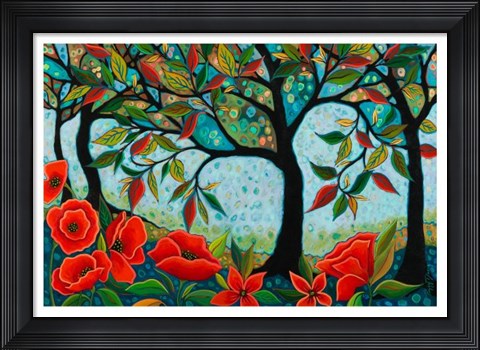 Framed Red is Ravishing Print