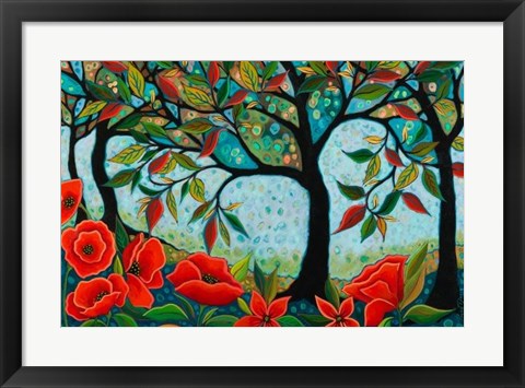 Framed Red is Ravishing Print