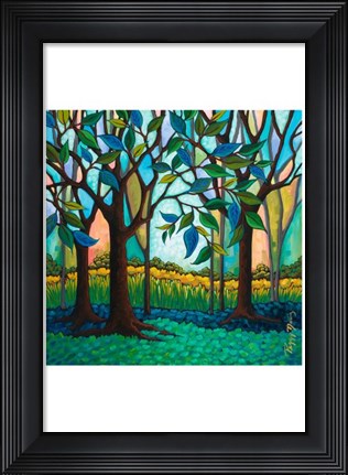 Framed Whispering Woods Print