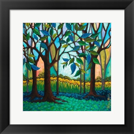 Framed Whispering Woods Print