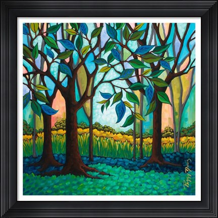 Framed Whispering Woods Print