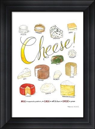 Framed Cheese Print