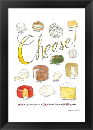 Framed Cheese Print