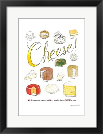 Framed Cheese Print