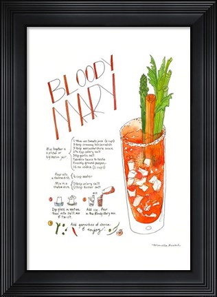 Framed Bloody Mary Print