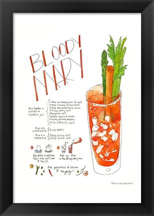 Framed Bloody Mary Print