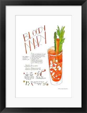 Framed Bloody Mary Print