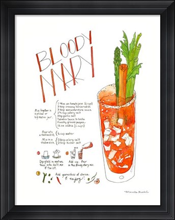 Framed Bloody Mary Print
