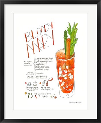 Framed Bloody Mary Print