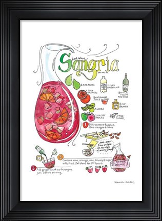 Framed Sangria Print