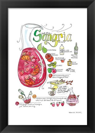 Framed Sangria Print