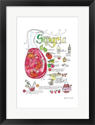 Framed Sangria Print