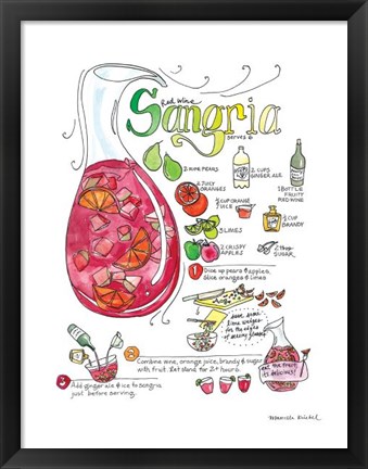 Framed Sangria Print