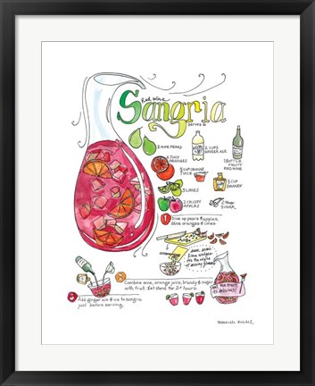 Framed Sangria Print