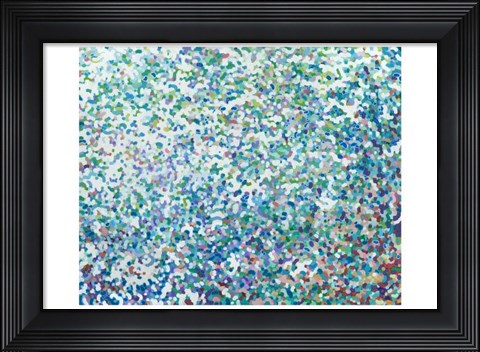 Framed Dancing with the Ocean Print