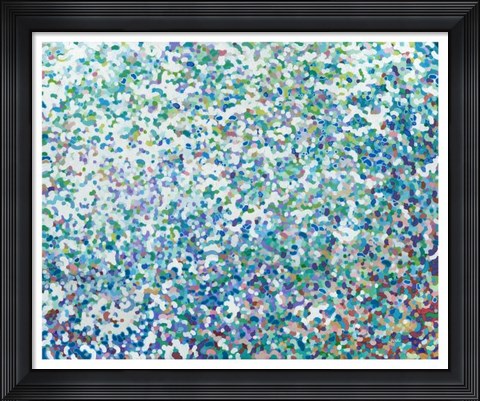 Framed Dancing with the Ocean Print